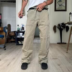 RRL Polo Ralph Lauren Tan Twill Field Fatigue Utility Pant